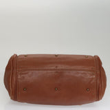 Chloe authentic luxury handbag Brown leather craftsmanship