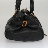 Side view of Chloe handbag Black premium designer bag
