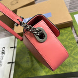 Front view of statement polished women's handbag – women's everyday handbag