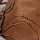 Belvaris elegant leather Handbag top view