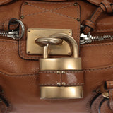 Belvaris elegant leather Handbag top view