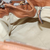 Chloe designer handbag leather closeup detail