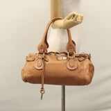 Belvaris elegant leather Handbag top view