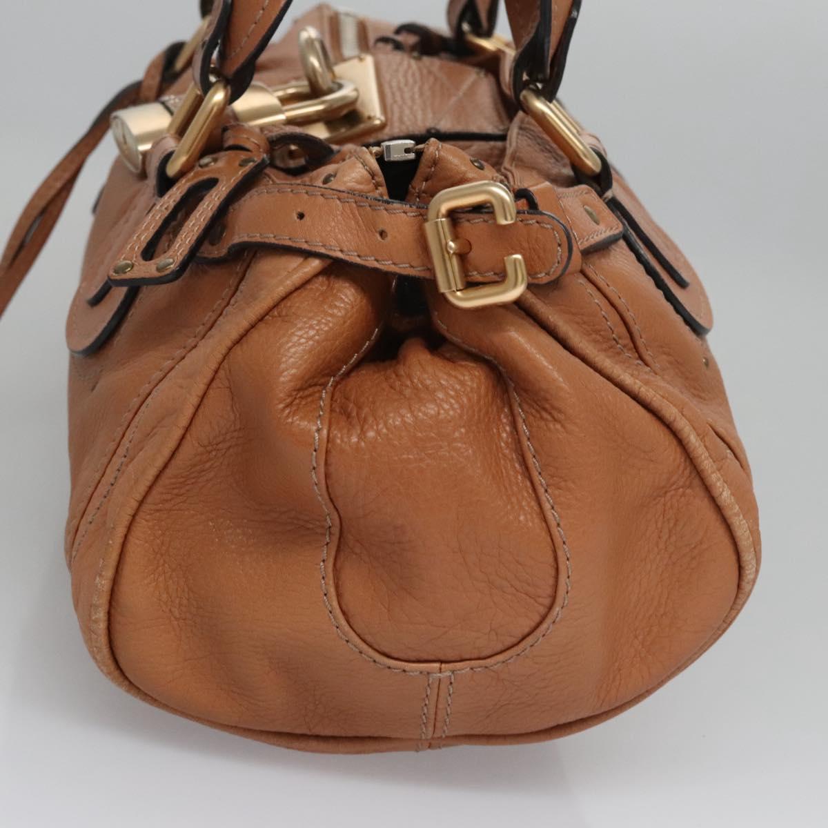 Chloe authentic luxury handbag Brown leather craftsmanship