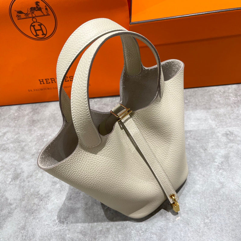 Streamlined bag shown from front angle