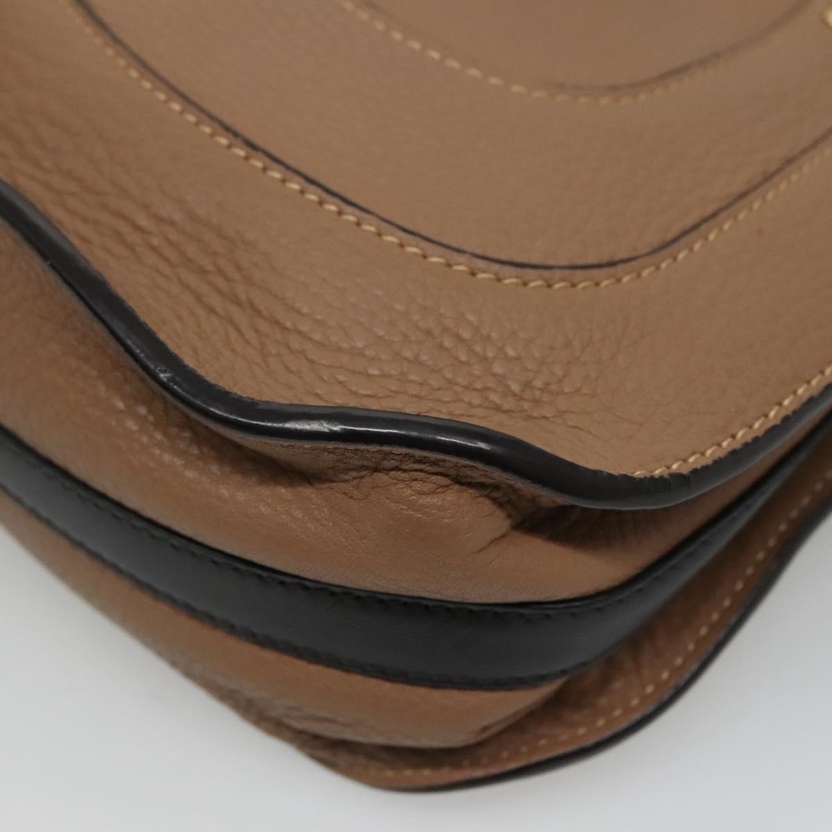 Side view of Chloe shoulder bag Beige premium designer bag