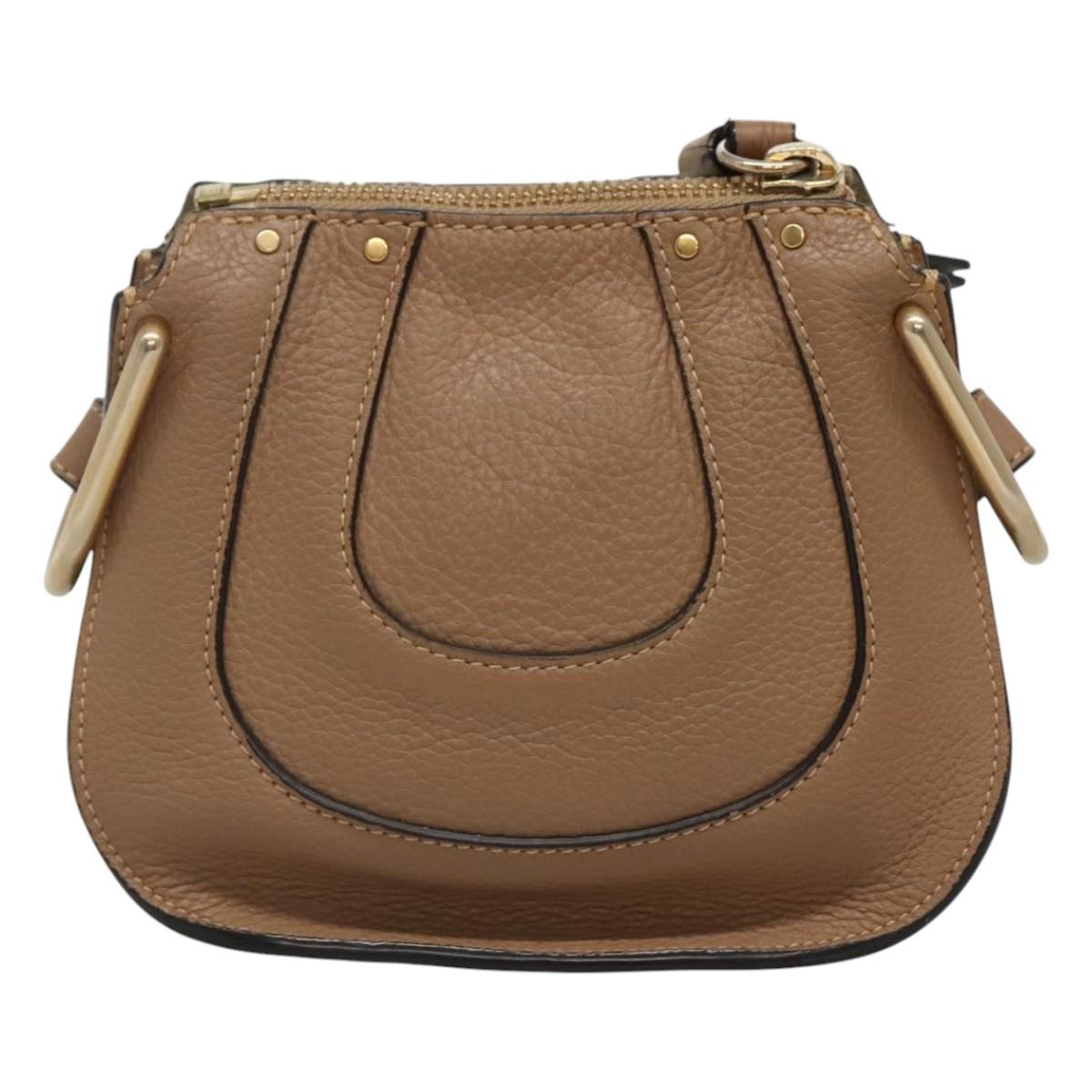 Side view of Chloe shoulder bag Beige premium designer bag