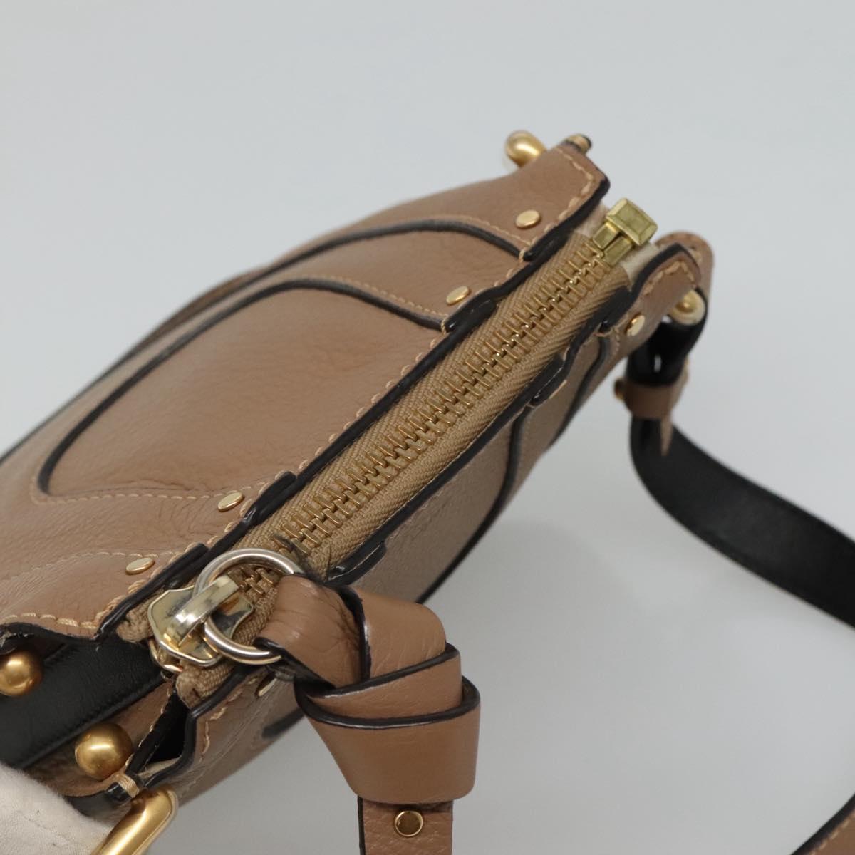 Chloe designer shoulder bag leather closeup detail