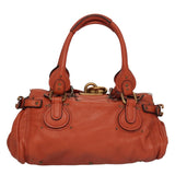 Chloe designer handbag leather closeup detail