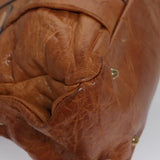 Side view of Chloe handbag Brown premium designer bag