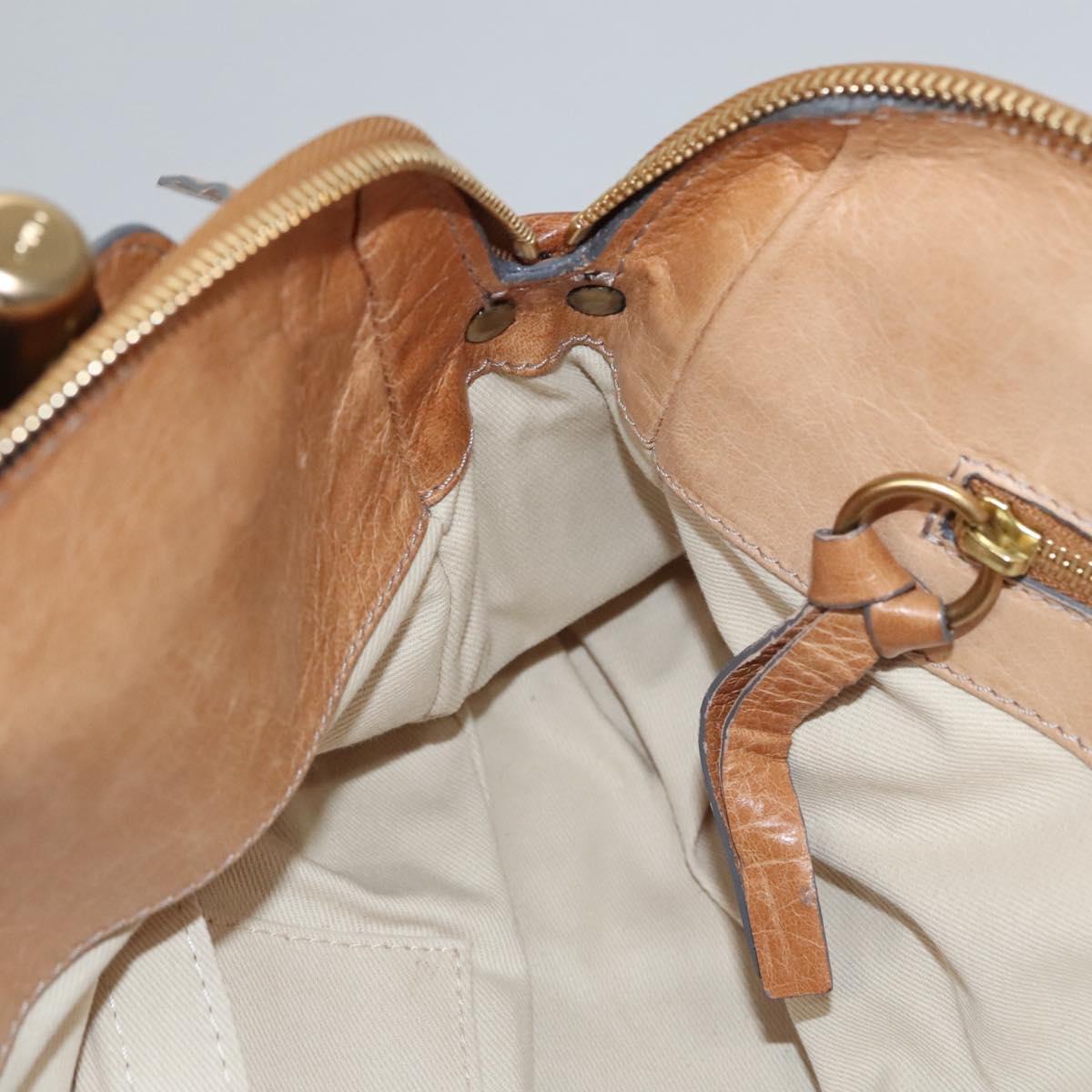 Chloe authentic luxury handbag Brown leather craftsmanship