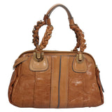 Quintessa elegant leather Handbag top view