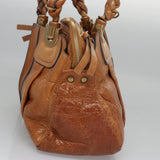 Chloe designer handbag leather closeup detail