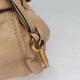 Side view of Chloe handbag Beige premium designer bag