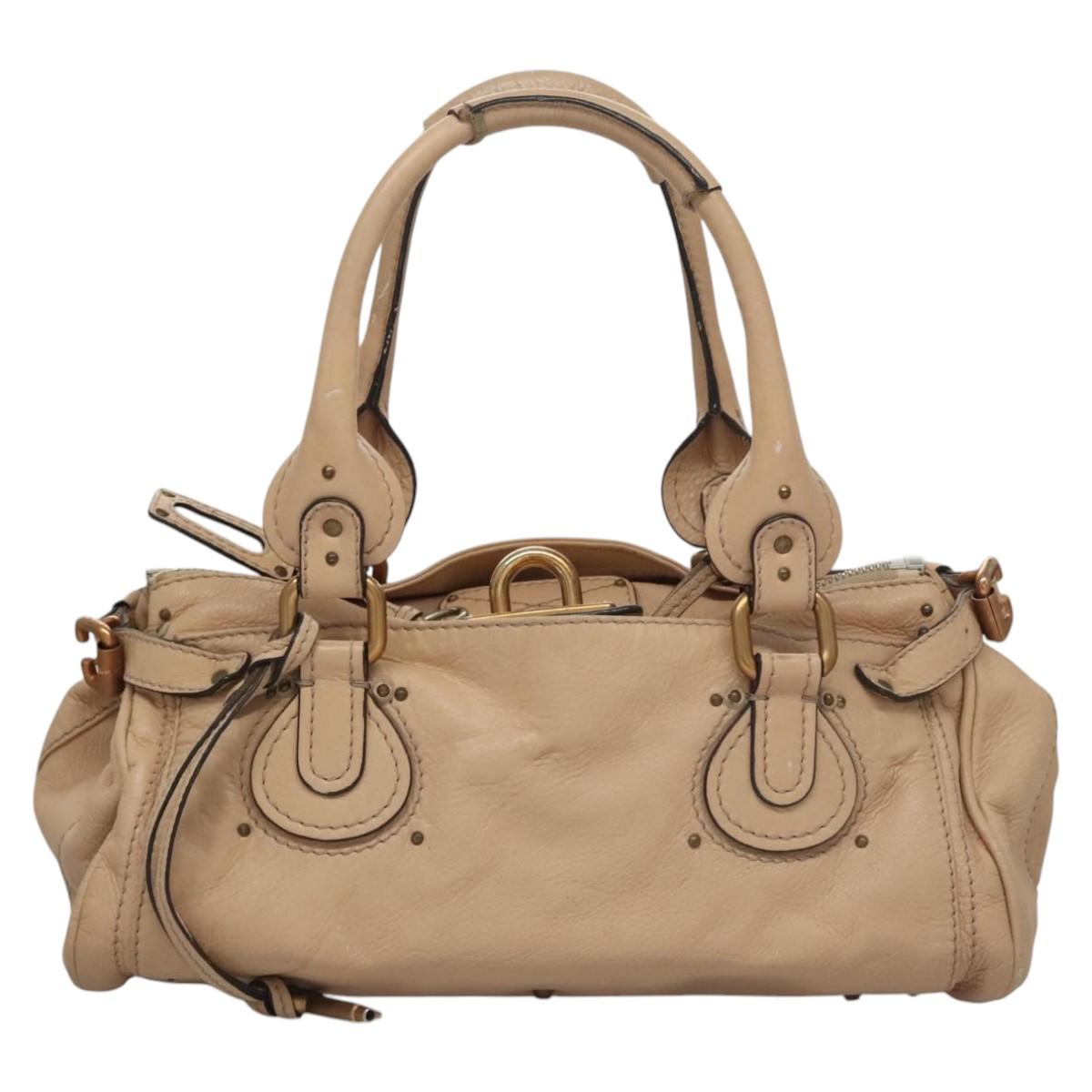 Authentic Chloe handbag Beige luxury fashion accessory