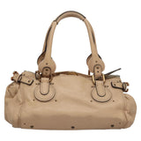 Side view of Chloe handbag Beige premium designer bag