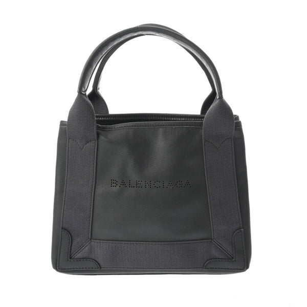 Balenciaga Navy Cabas Handbag | Luxury Canvas Tote Bag