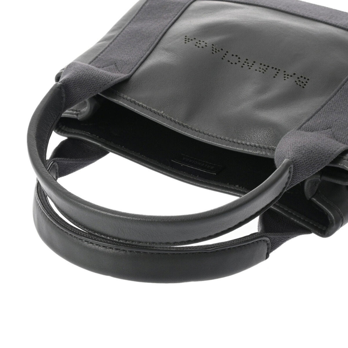 Balenciaga Navy Cabas Handbag | Luxury Canvas Tote Bag