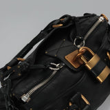 Side view of Chloe handbag Black premium designer bag