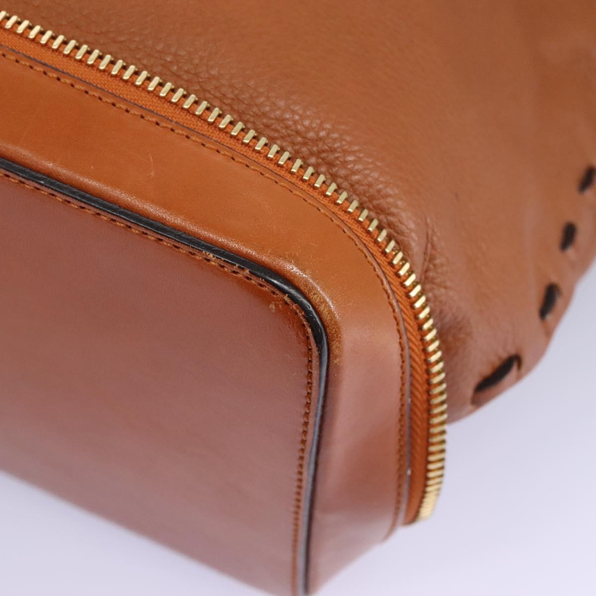 Orvanique elegant leather Tote Bag flat lay view