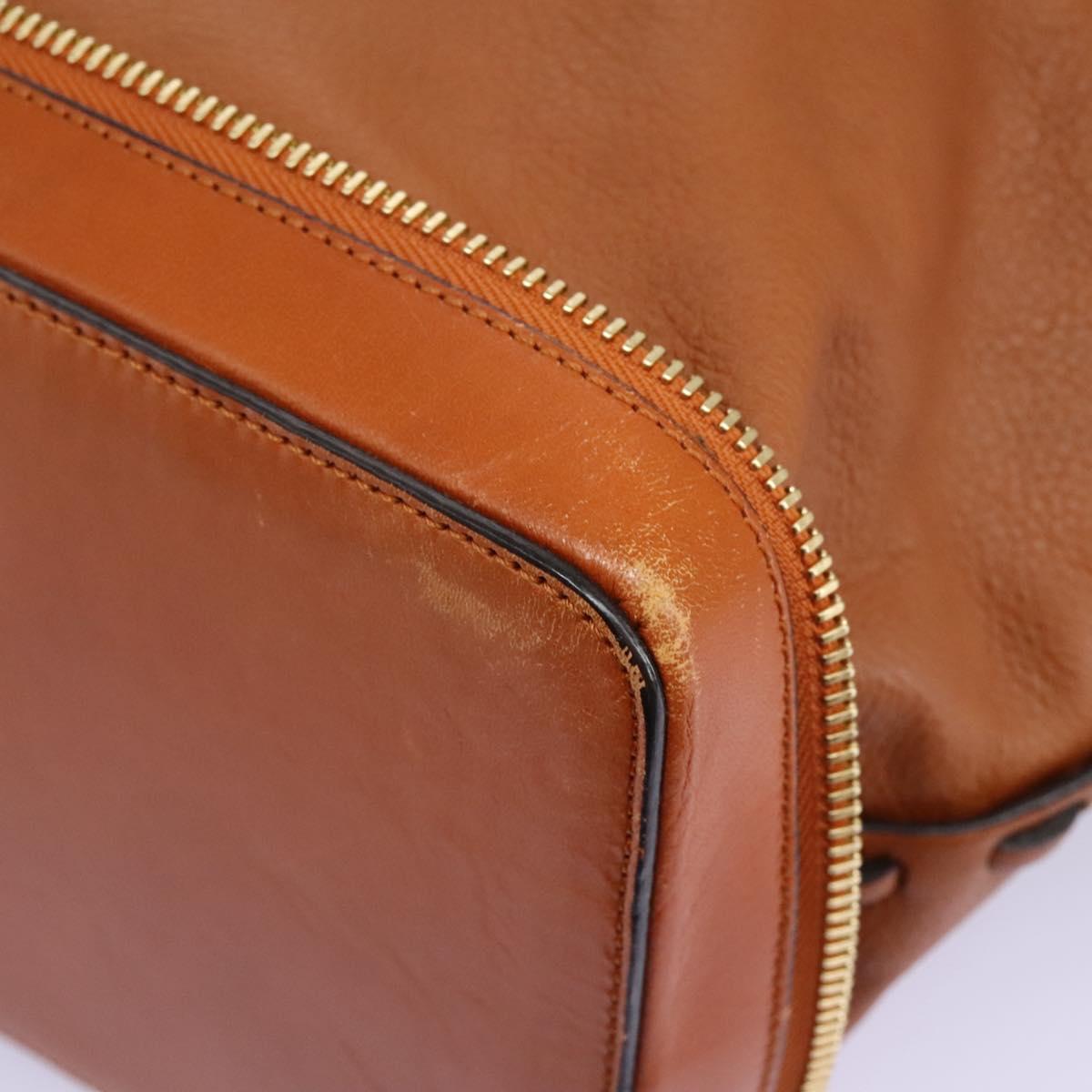 Orvanique elegant leather Tote Bag top view