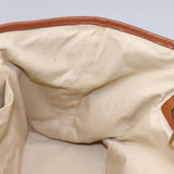 Orvanique elegant leather Tote Bag top view