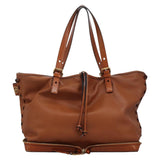 Orvanique elegant leather Tote Bag close-up detail