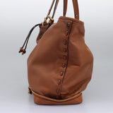 Orvanique elegant leather Tote Bag top view