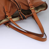 Orvanique elegant leather Tote Bag top view