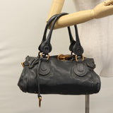 Chloe designer handbag leather closeup detail