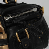 Chloe designer handbag leather closeup detail