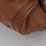 Aeloria elegant leather Handbag top view