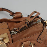 Aeloria elegant leather Handbag top view