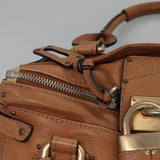 Chloe women's handbag Brown luxury designer leather