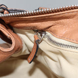 Aeloria elegant leather Handbag top view