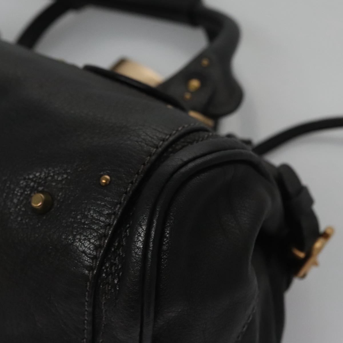Crystantique elegant leather Handbag close-up detail