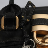 Side view of Chloe handbag Black premium designer bag