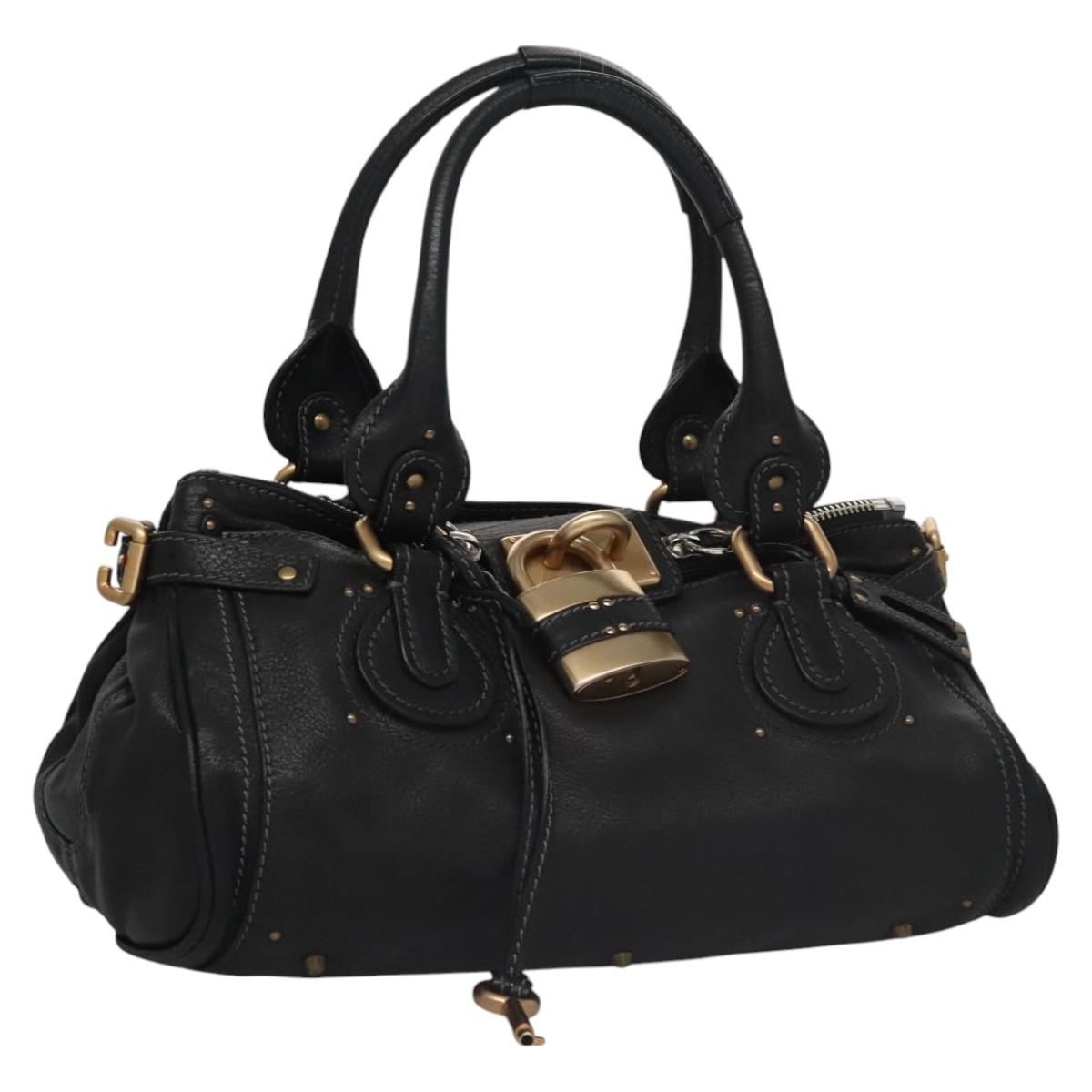 Chloe women's handbag Black luxury designer leather