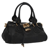 Chloe women's handbag Black luxury designer leather