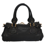 Chloe designer handbag leather closeup detail