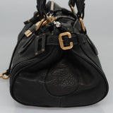 Crystantique elegant leather Handbag top view