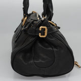Crystantique elegant leather Handbag top view