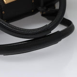 Crystantique elegant leather Handbag top view