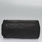 Crystantique elegant leather Handbag top view