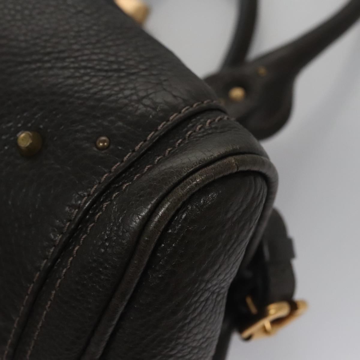 Orvantique elegant leather Handbag back view