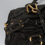Orvantique elegant leather Handbag top view
