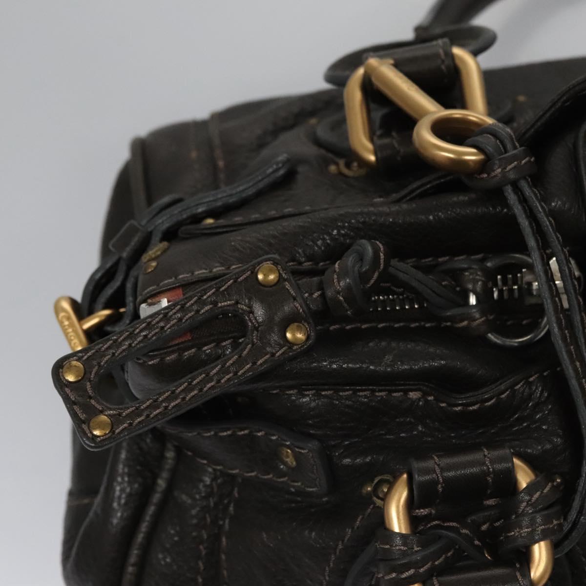Chloe designer handbag leather closeup detail