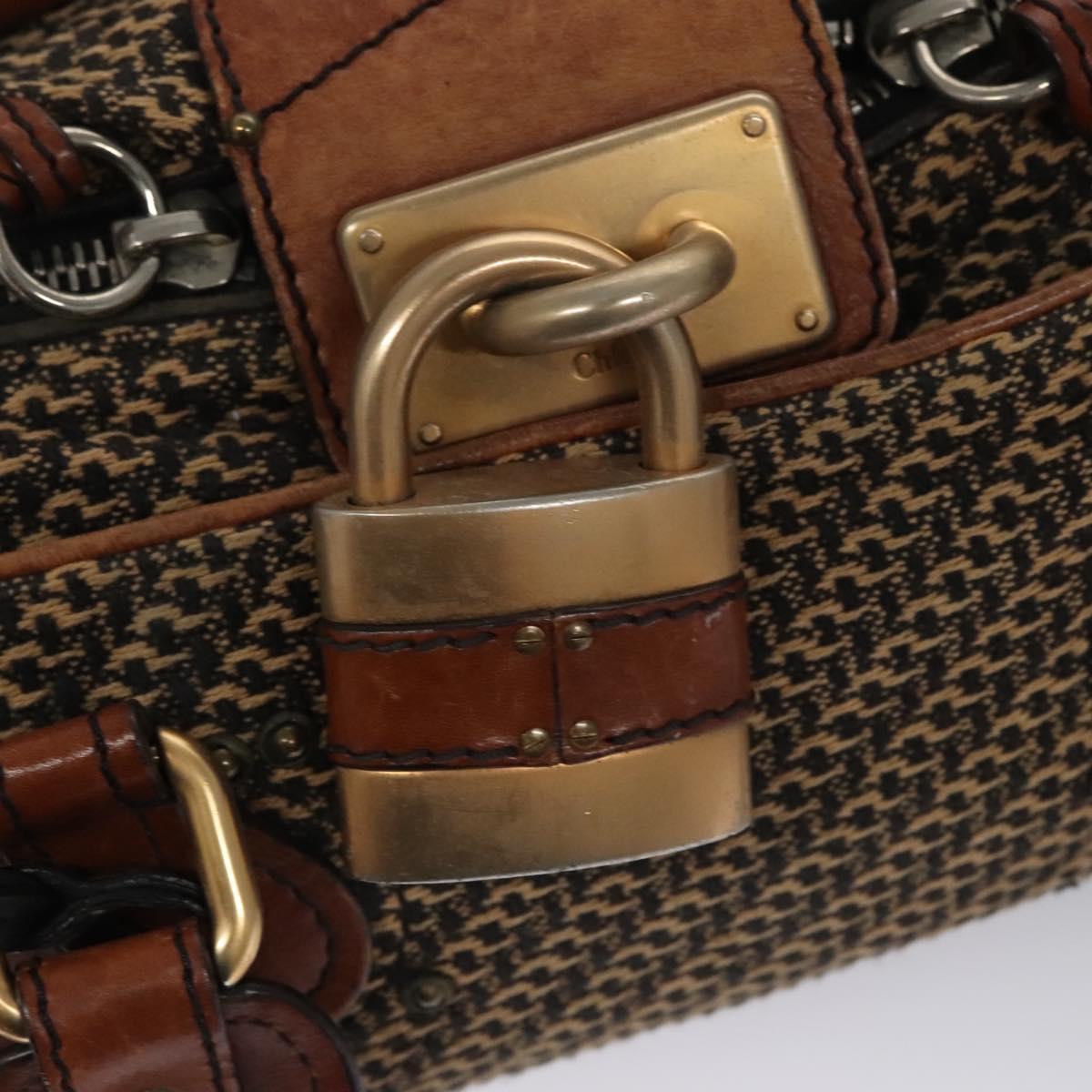 Chloe designer handbag leather closeup detail