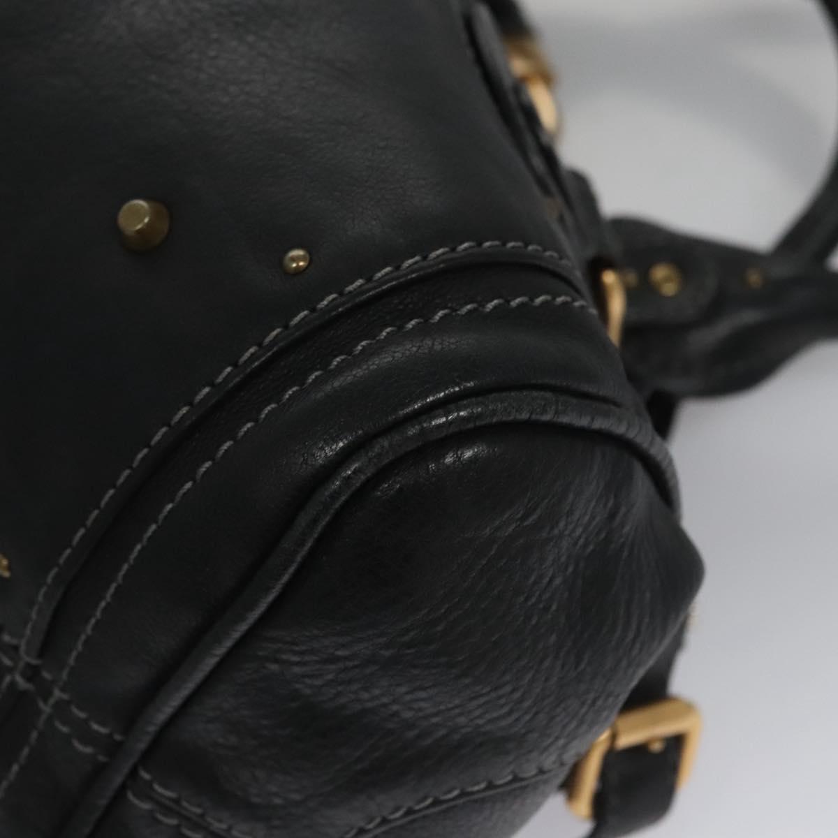 Side view of Chloe handbag Black premium designer bag