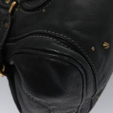 Glacivelux elegant leather Handbag back view